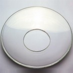 Bobeches - Round Plain Glass Drip Catchers